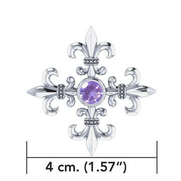 Exquisite symbolism in Croix La Me ’re~ Sterling Silver Pendant TPD355